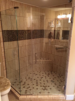 custom shower door